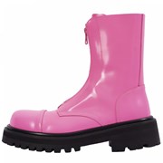 Vetements Pink Leather Boots 194264